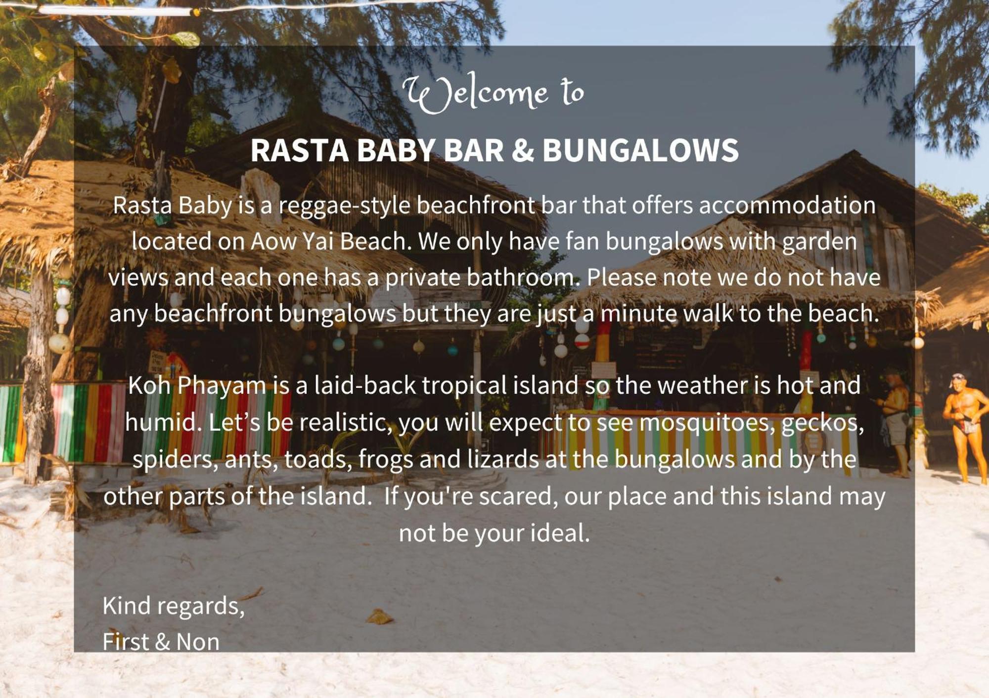 Rasta Baby Bar & Bungalows - Suitable For Young Travelers Koh Phayam Exterior foto